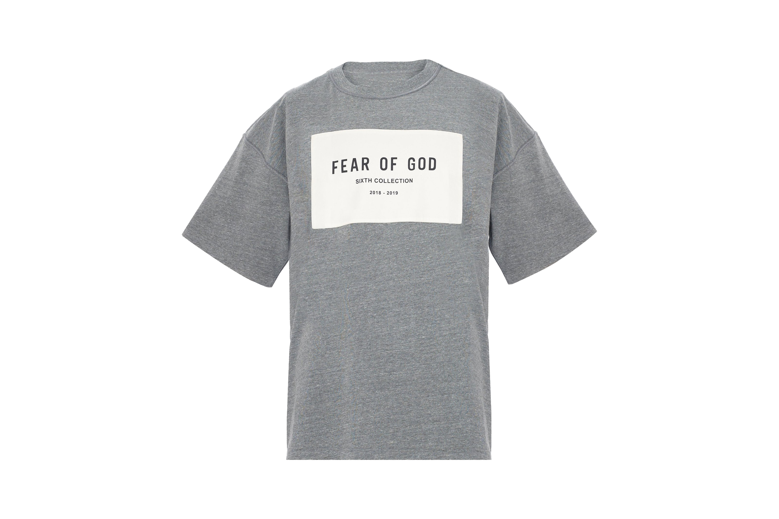 Fear of God Sixth Collection T‑Shirt Heather Grey - Novelship