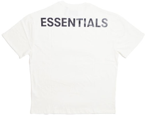 Fear of God ESSENTIALS 3M Logo Boxy T-Shirt White Shop Fear of God ESSENTIALS 3M Logo Boxy T-Shirt White