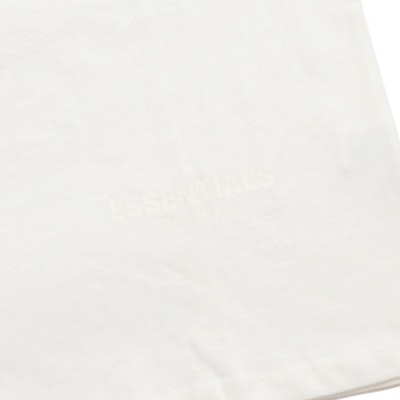 Fear of God ESSENTIALS 3M Logo Boxy T-Shirt White Purchase Fear of God ESSENTIALS 3M Logo Boxy T-Shirt White