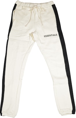 Fear of God ESSENTIALS Side Stripe Sweatpants Beige Novelship