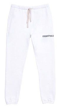 Fear of God ESSENTIALS Graphic Sweatpants White