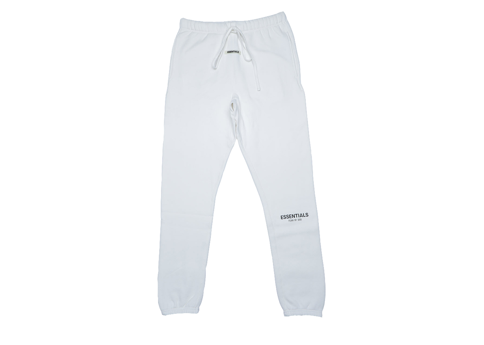 Essentials white joggers new arrivals