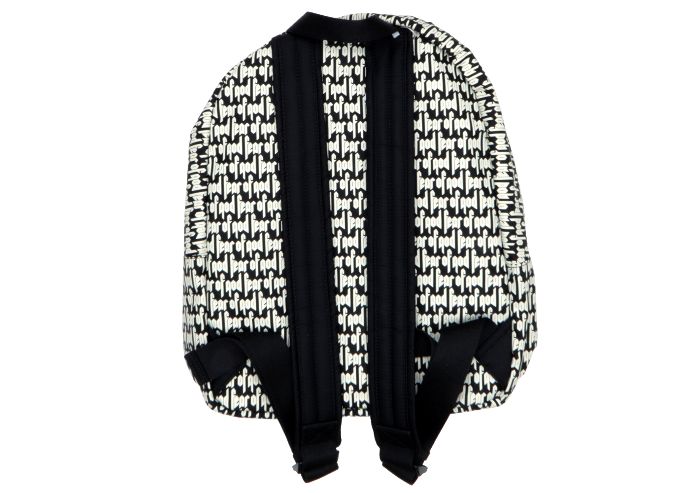 Fear of God ESSENTIALS Printed Backpack Black/White - Novelship