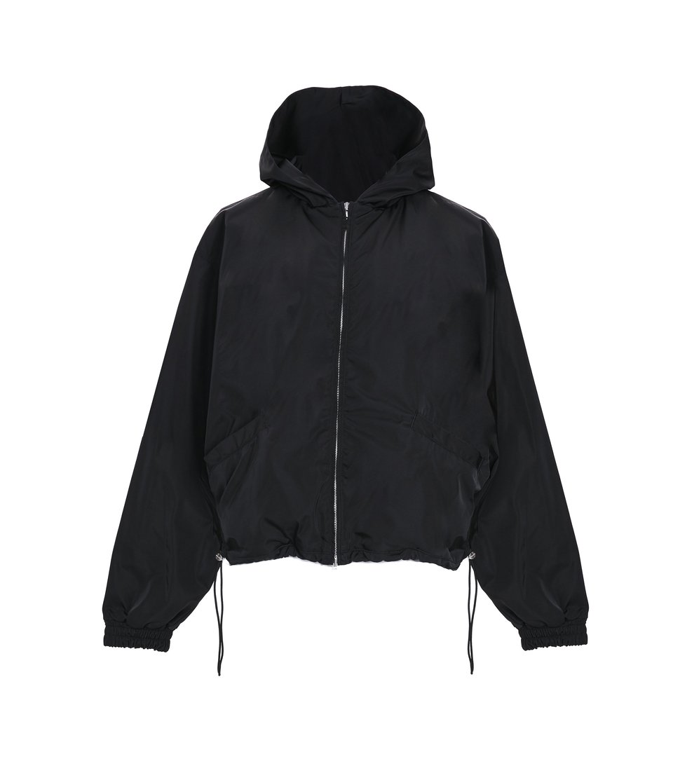 Fear of god outlet nylon full zip hoodie