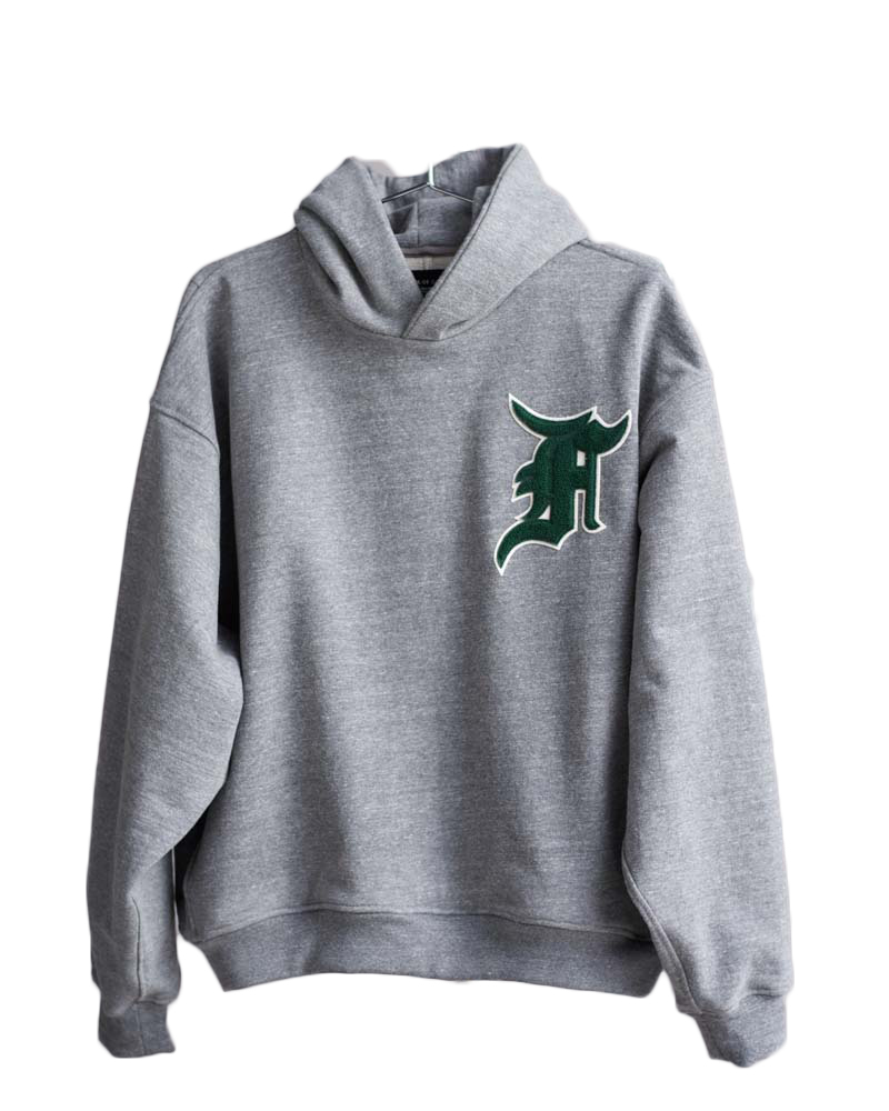 Fear of God 1987 Everyday Crest Embroidered Hoodie Grey