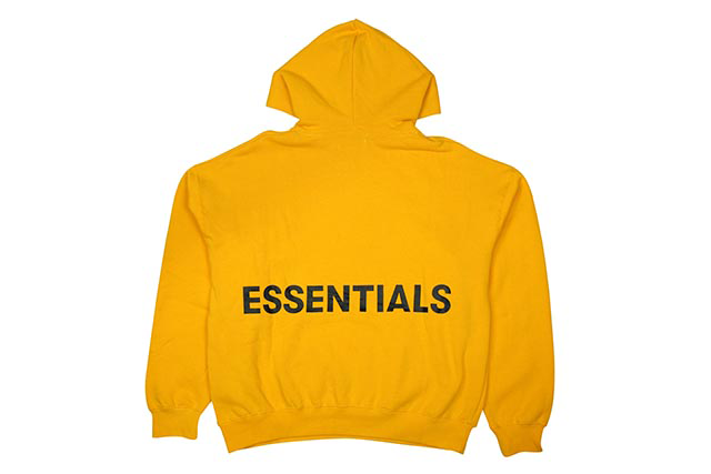 Buy Fear of God ESSENTIALS Graphic Pullover Hoodie Yellow - Novelship 