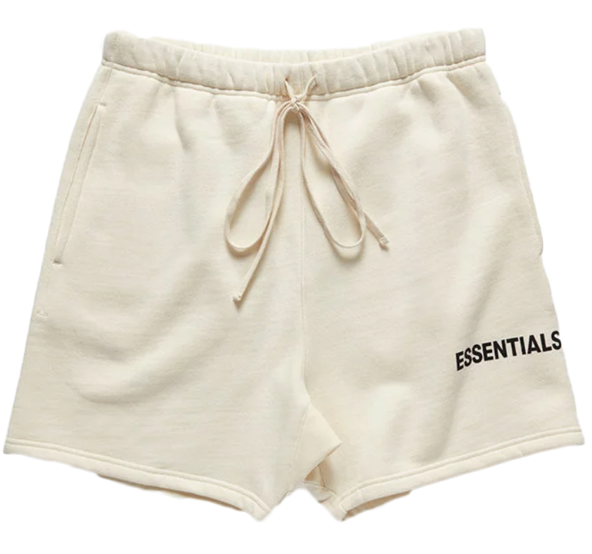 Fear of god store essentials graphic sweat shorts