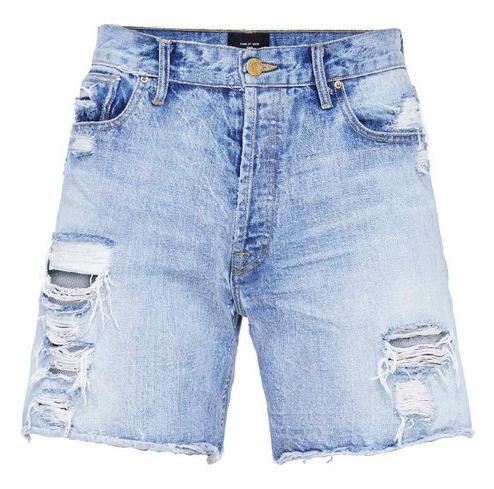 Fear of God Selvedge Denim Vintage Bleach Shorts Indigo - Novelship