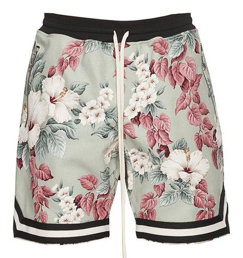 Fear of God Floral Jungle Gurl Drop Shorts Floral/Pine Green