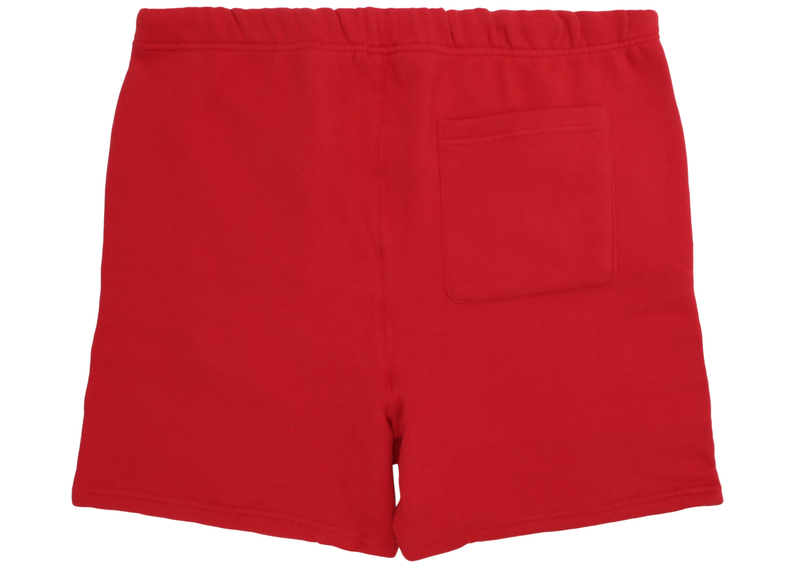 Fear of God ESSENTIALS Graphic Sweat Shorts Red - Novelship