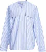 Fear of God Stripe Pullover Henley Dad Shirt Blue/White Fear of God Stripe Pullover Henley Dad Shirt Blue/White