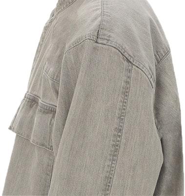Fear of God Vintage Denim Shirt God Grey Lookbook Fear of God Vintage Denim Shirt God Grey