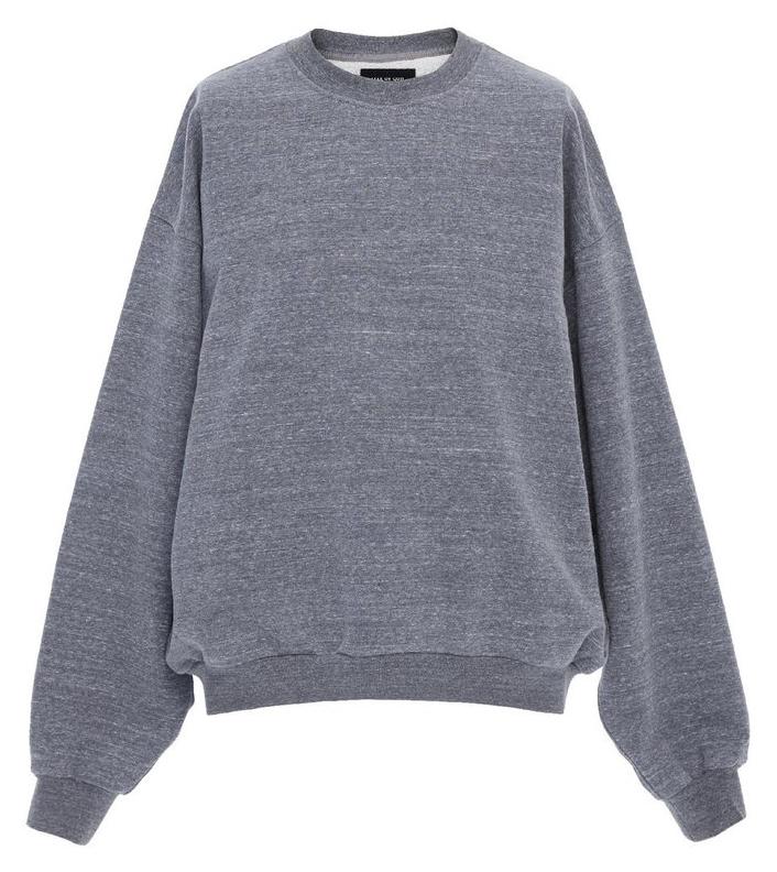 Fear of God Heavy Terry Crewneck Sweatshirt Grey - Novelship