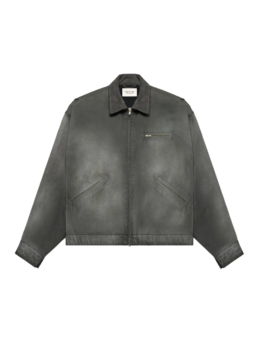 Fear of God Canvas Work Jacket Seaweed - Novelship