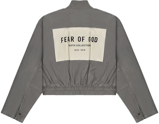 Fear of God Bomber Jacket God Grey Order Fear of God Bomber Jacket God Grey