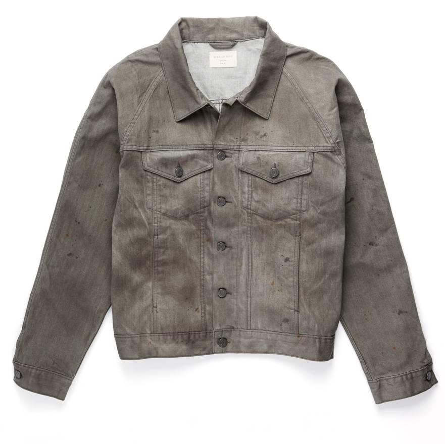 Fear of God Union Raglan Denim Jacket Grey Novelship