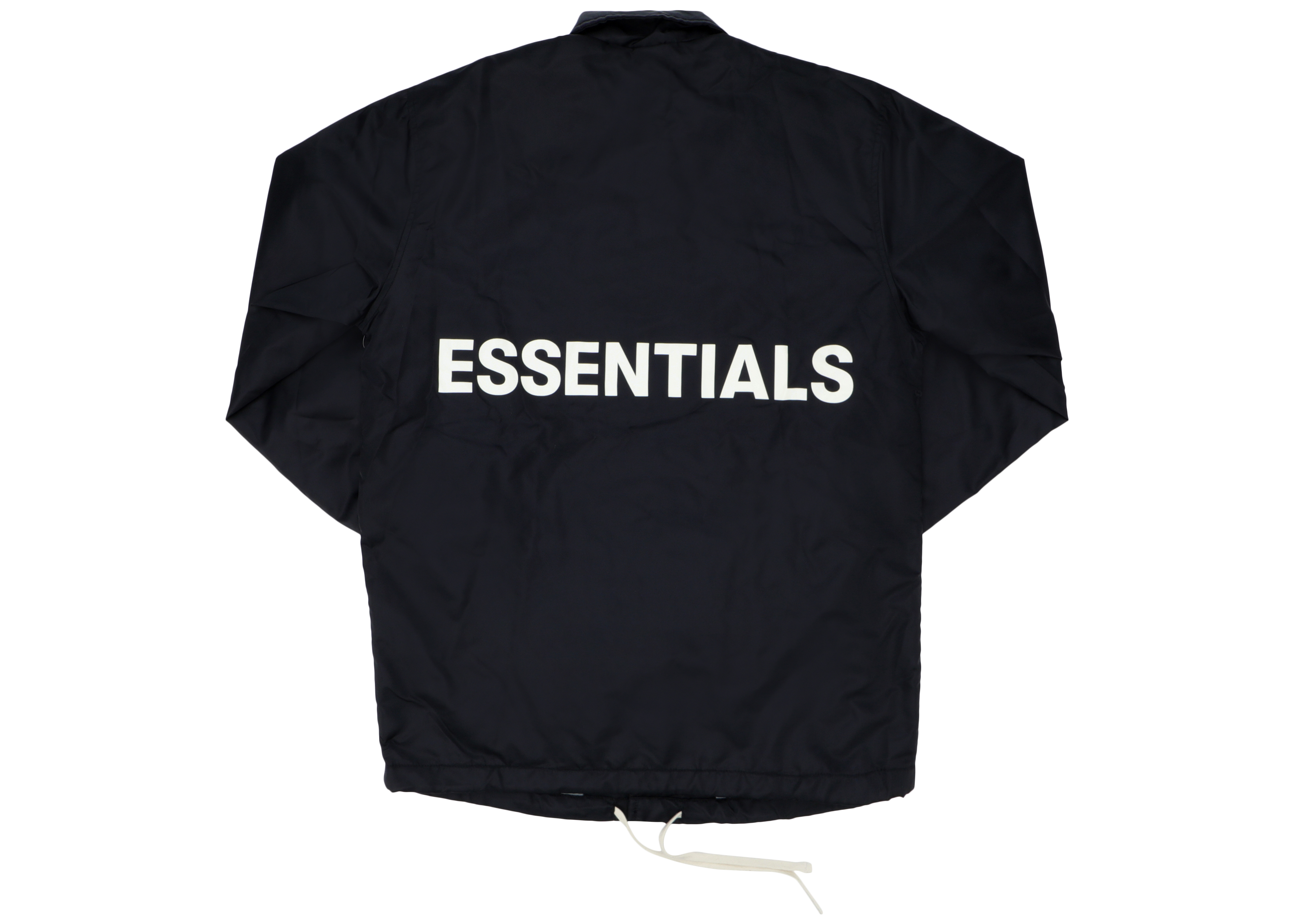 Fear of God ESSENTIALS Coach Jacket Black - Novelship