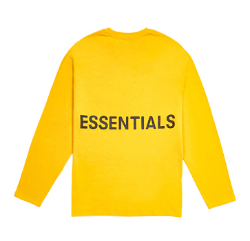 Fear of God ESSENTIALS Boxy Graphic Long Sleeve T‑Shirt Yellow ...