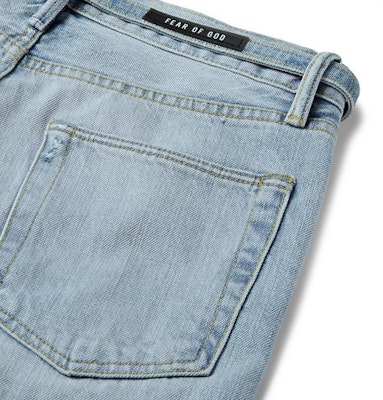 Fear of God Relaxed Fit Denim Jeans Indigo Lookbook Fear of God Relaxed Fit Denim Jeans Indigo