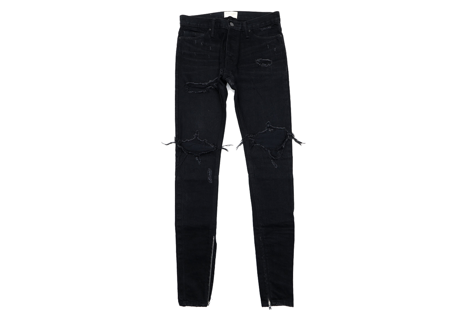 Fear of God Ssense Vintage Black Selvedge Denim Jeans Vintage ...