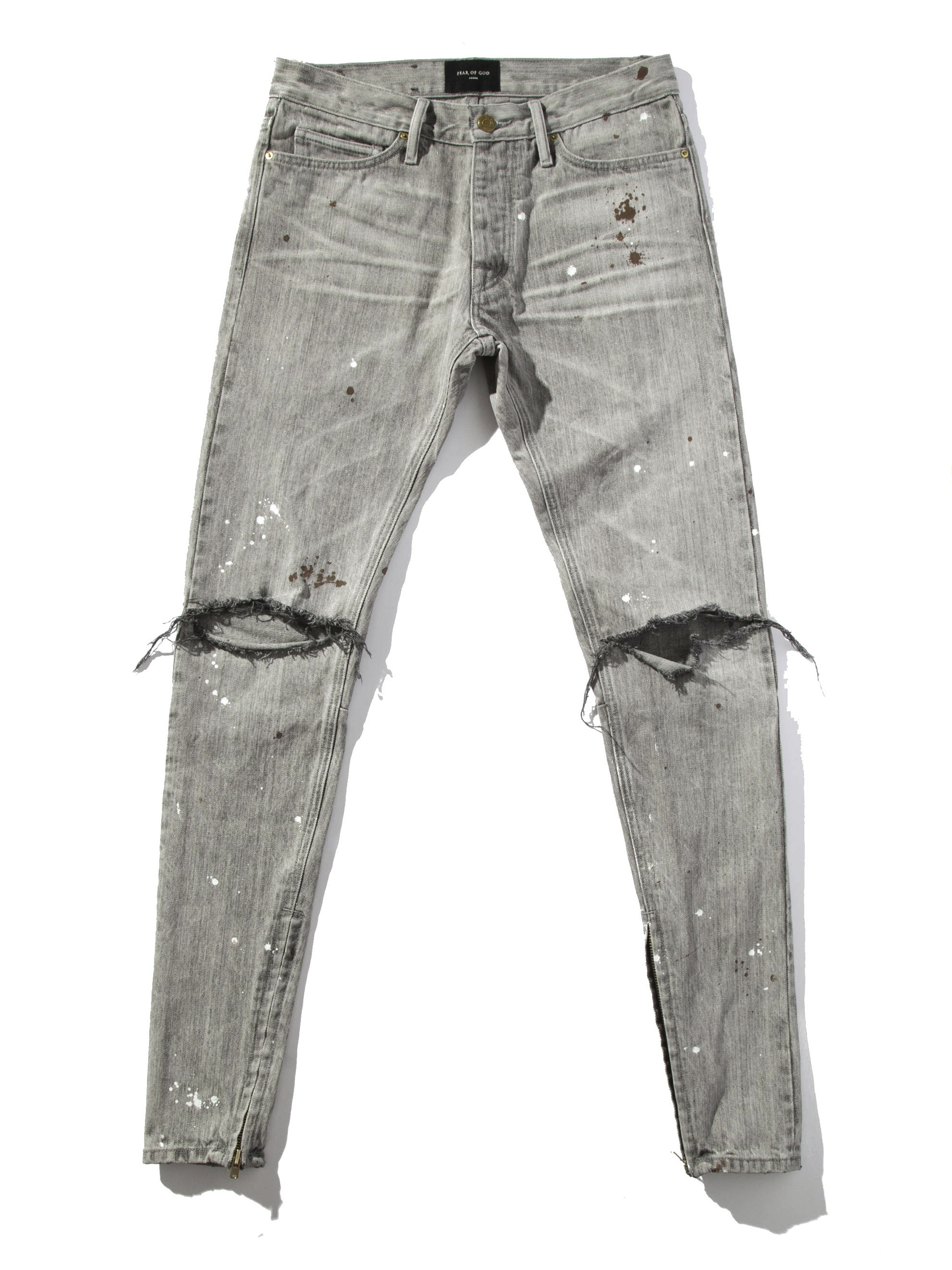 Fear of God Union La Exclusive Distressed Selvedge Denim Jeans