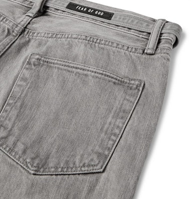 Fear of God Relaxed Fit Denim Jeans God Grey Lookbook Fear of God Relaxed Fit Denim Jeans God Grey