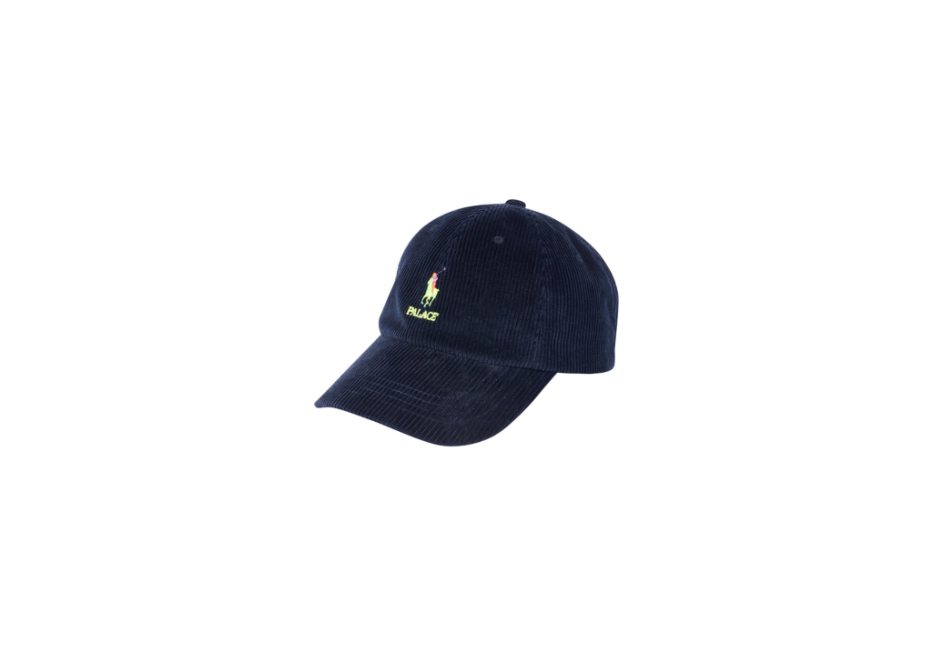 Palace Ralph Lauren Corduroy Classic Polo Cap Aviator Navy - Novelship