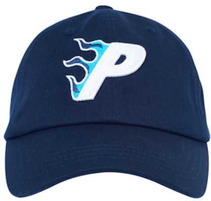 Palace Flaming P 6-Panel Navy Order Palace Flaming P 6-Panel Navy