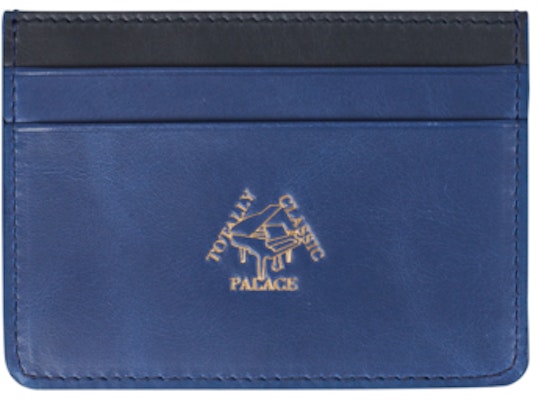 Palace Leather Cardholder Blue Buy Palace Leather Cardholder Blue