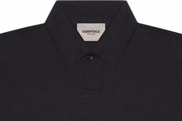 Fear of God ESSENTIALS Short Sleeve Boxy Polo Dark Slate/Stretch Limo/Black Lookbook Fear of God ESSENTIALS Short Sleeve Boxy Polo Dark Slate/Stretch Limo/Black