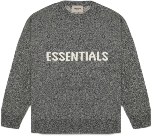 Fear of God ESSENTIALS Knit Sweater Grey Melange Novelship