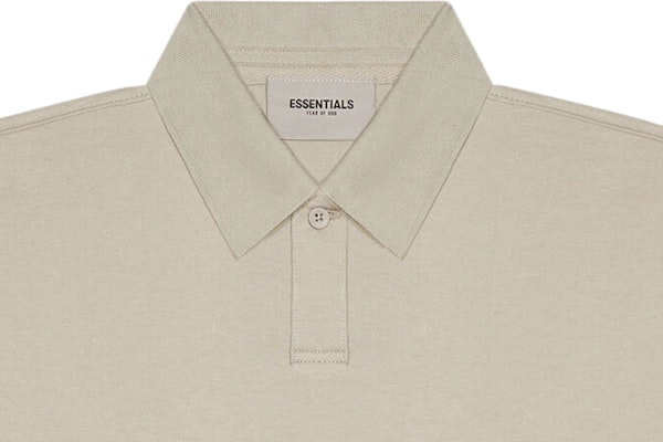 Fear of God ESSENTIALS Short Sleeve Boxy Polo String/Tan Lookbook Fear of God ESSENTIALS Short Sleeve Boxy Polo String/Tan