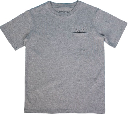 KAWS Holiday Japan Pocket T-Shirt Grey Buy KAWS Holiday Japan Pocket T-Shirt Grey