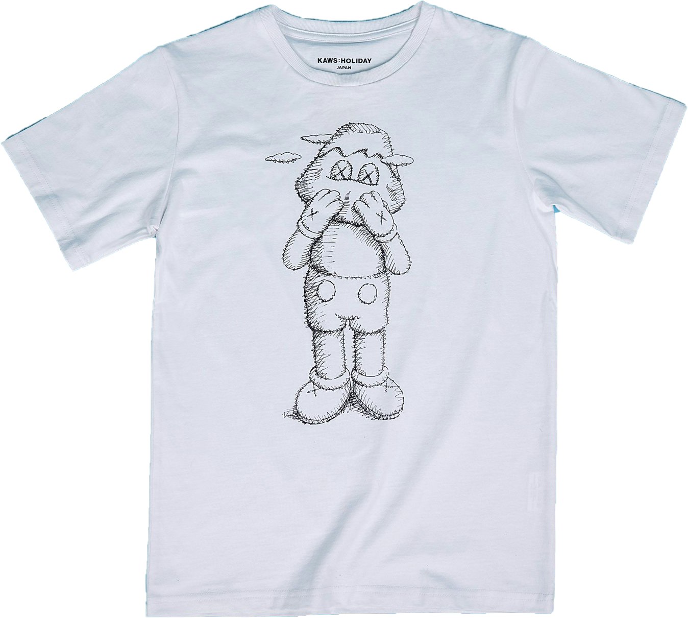 KAWS Holiday Japan Sketch T‑Shirt White - Novelship
