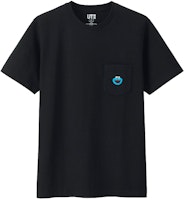 KAWS x Uniqlo x Sesame Street Cookie Monster Pocket Tee Black KAWS x Uniqlo x Sesame Street Cookie Monster Pocket Tee Black
