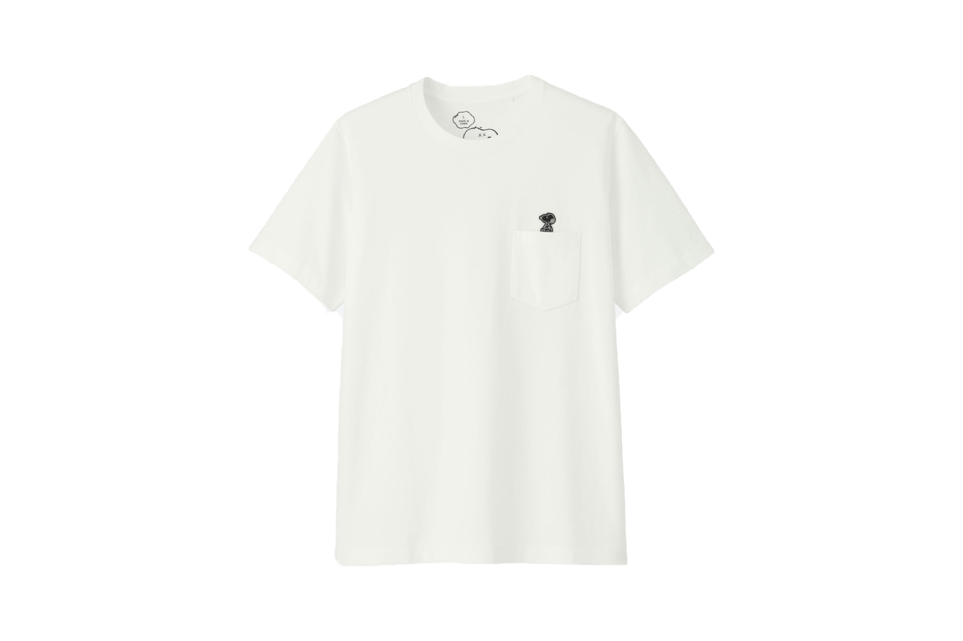 KAWS x Uniqlo x Peanuts Snoopy Pocket Tee (FW17) (US Sizing) White