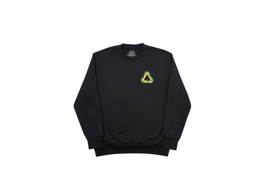 Palace Split P3 Crew Black - Novelship