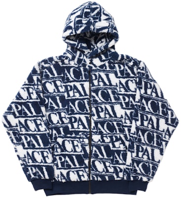 Palace J-Ard Fleece Jacket Navy/White Buy Palace J-Ard Fleece Jacket Navy/White