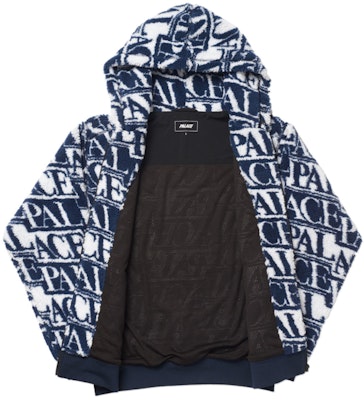 Palace J-Ard Fleece Jacket Navy/White Lookbook Palace J-Ard Fleece Jacket Navy/White