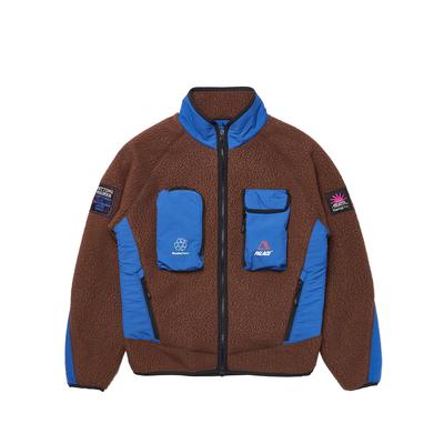 Palace Polartec Go‑Go Jacket Brown - Novelship