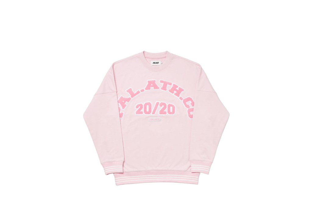 Palace 20/20 Vision Crew Pink - Novelship