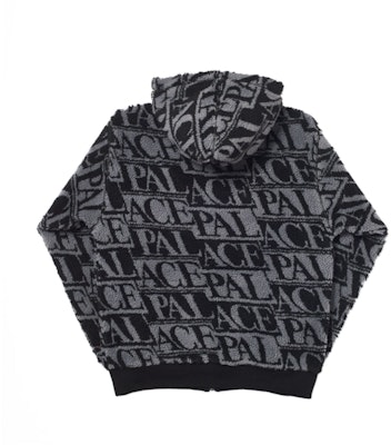 Palace J-Ard Fleece Jacket Black/Grey Order Palace J-Ard Fleece Jacket Black/Grey