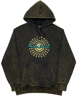 Palace Pircle Hood Black Acid Wash Buy Palace Pircle Hood Black Acid Wash