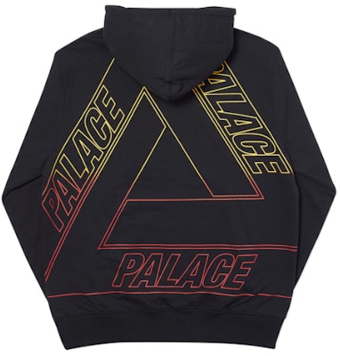 Palace linear triple fade hoodie Clearance