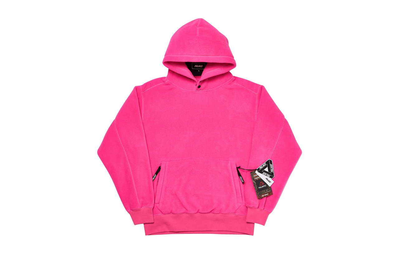 [パレス] Palace Polartec Lazer Hood Hi Vis Pink 2019 AW FW Palace Polartec Lazer Hood Hi Vis Pink Men's - FW19 - US