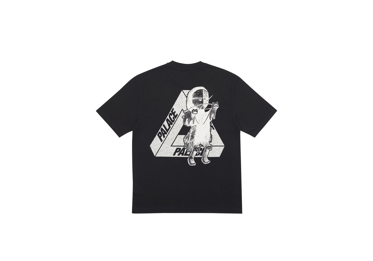 [パレス] Palace U Figure T-Shirt shirt SS 19 2019 Palace-U-Figure-T-Shirt-Black.