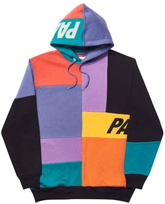 Palace Patch Hood Black Multi Buy Palace Patch Hood Black Multi