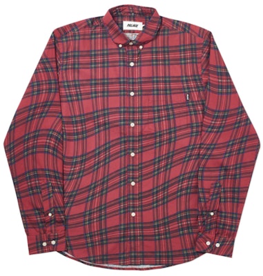 Palace Lumber Waved Shirt Red Buy Palace Lumber Waved Shirt Red