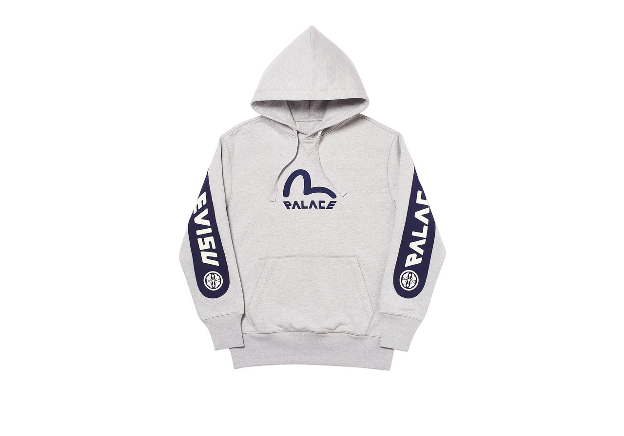 Buy Palace Evisu Hood Grey Novelship