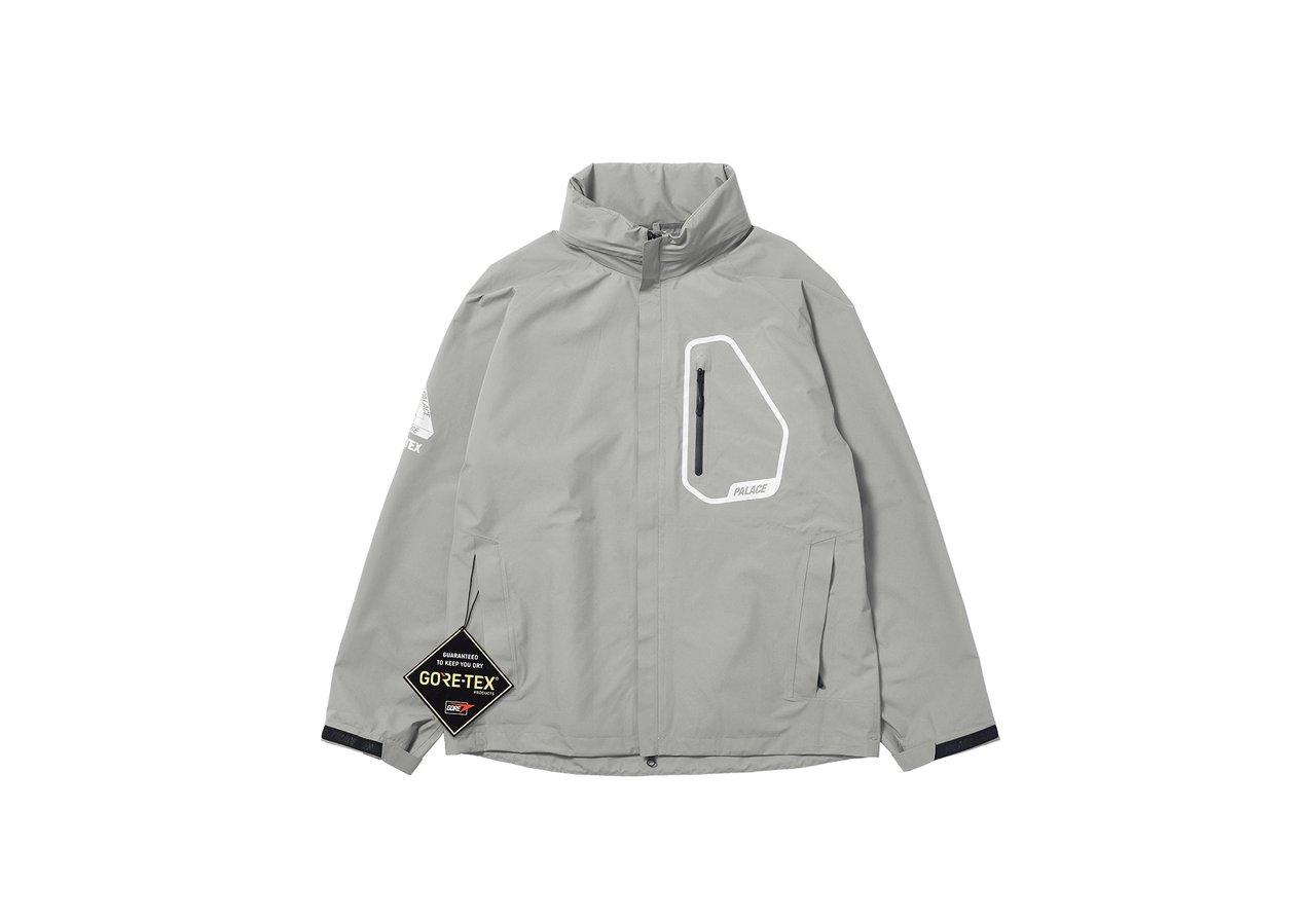 Palace Gore‑Tex Paclite Vent Jacket Ghost Grey - Novelship